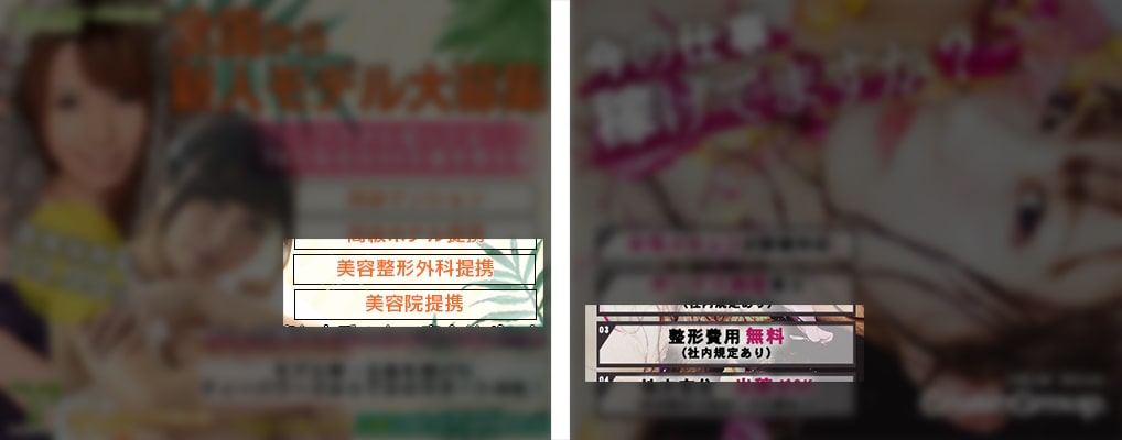 整形費用負担の広大広告